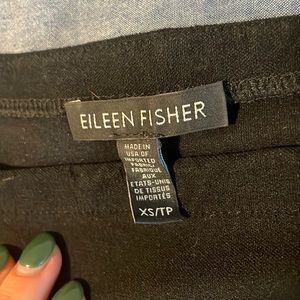 Square Neck Black Eileen Fisher Shell Tank Blouse Size XS